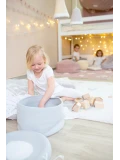 Lorena Canals Kosz dekoracyjny Candy Box Light Blue Small | Pan Piksel