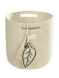 Lorena Canals Kosz dekoracyjny Leaf Natural | Pan Piksel