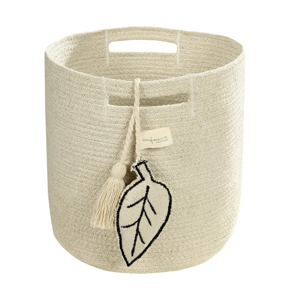 Lorena Canals Kosz dekoracyjny Leaf Natural | Pan Piksel