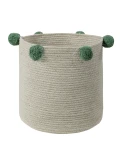 Lorena Canals Kosz dekoracyjny Natural Green | Pan Piksel
