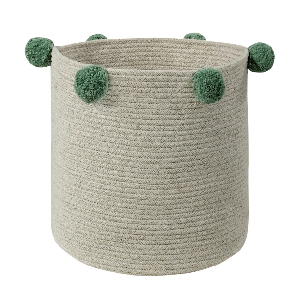 Lorena Canals Kosz dekoracyjny Natural Green | Pan Piksel