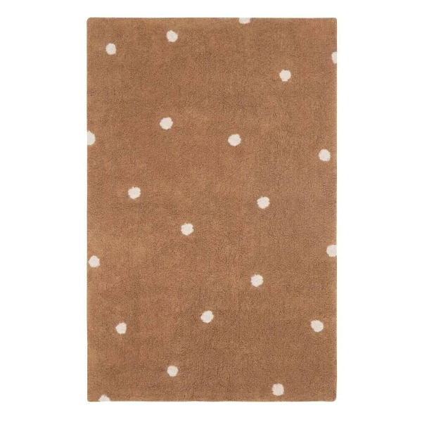 Dywan do prania Mini Dot Chestnut 100x150 | Pan Piksel