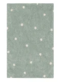 Dywan do prania Mini Dot Blue Sage 100x150 | Pan Piksel
