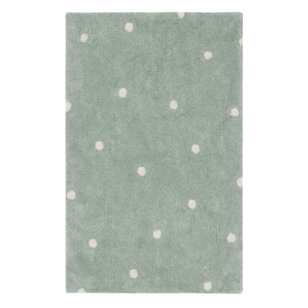 Dywan do prania Mini Dot Blue Sage 100x150 | Pan Piksel
