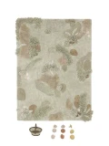 Bawełniany dywan do zabawy Mushroom Forest 120x160cm | Pan Piksel