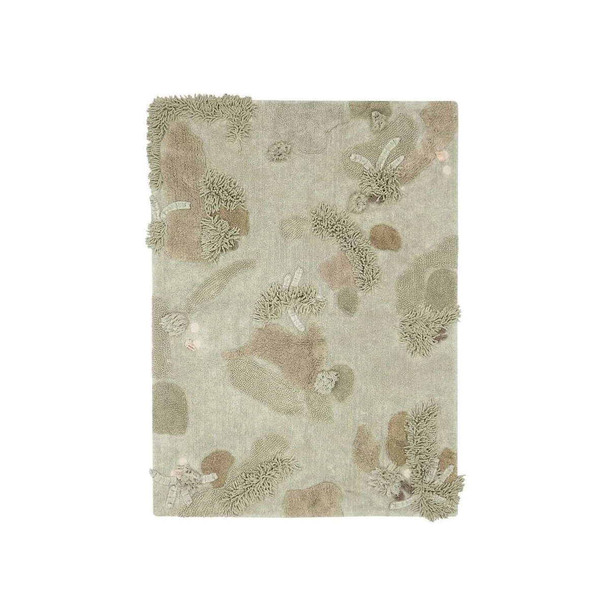 Bawełniany dywan do zabawy Mushroom Forest 120x160cm | Pan Piksel