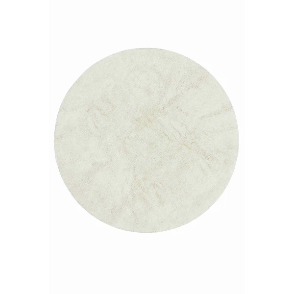 LORENA CANALS Wełniany dywan Ø 180 cm Rond Natural | Pan Piksel