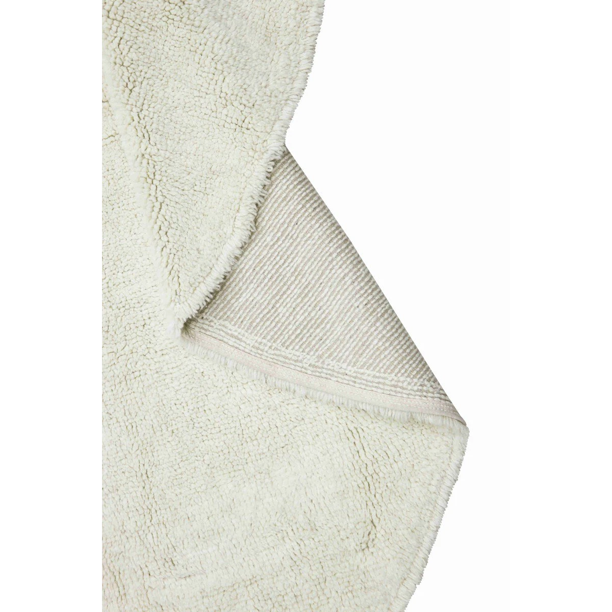 LORENA CANALS Wełniany dywan Ø 180 cm Rond Natural | Pan Piksel