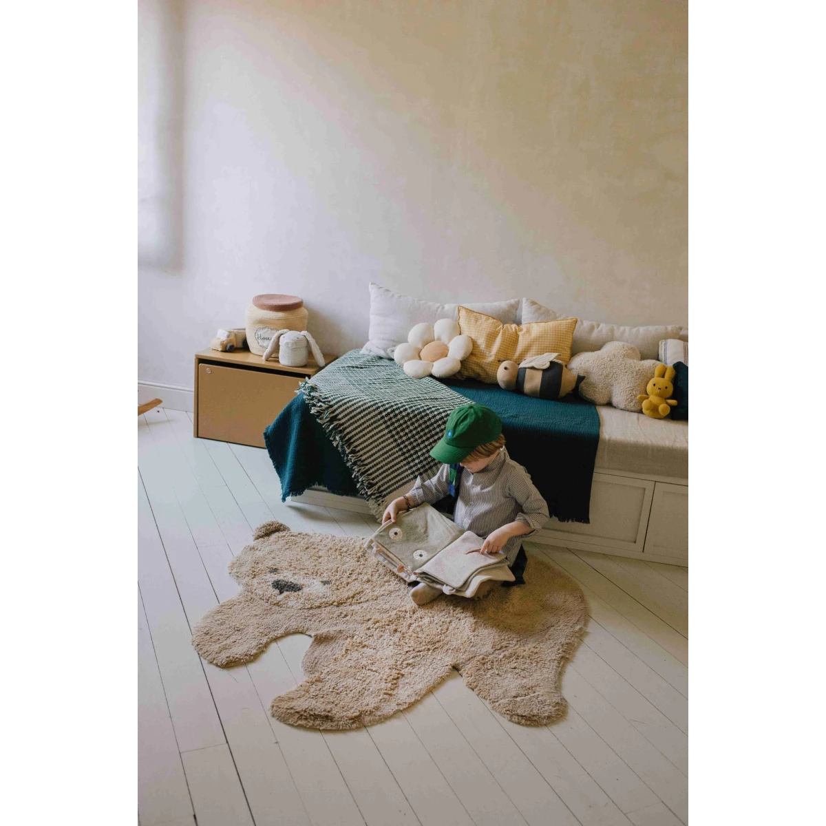 Dywan bawełniany Miś, Animal Rugs, Lorena Canals | Pan Piksel