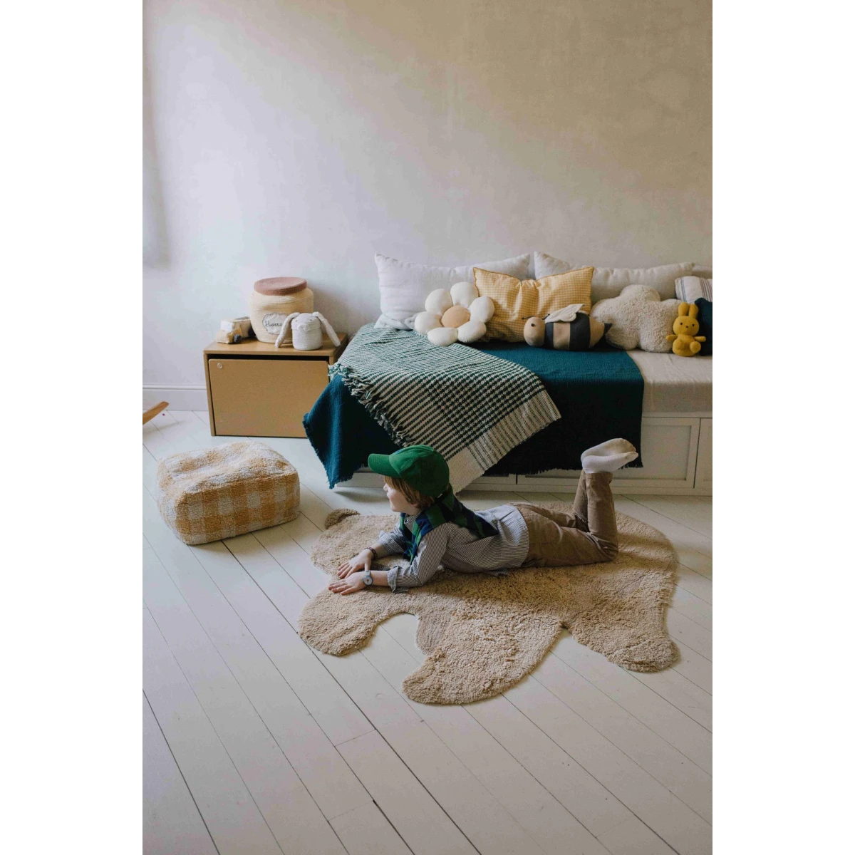 Dywan bawełniany Miś, Animal Rugs, Lorena Canals | Pan Piksel