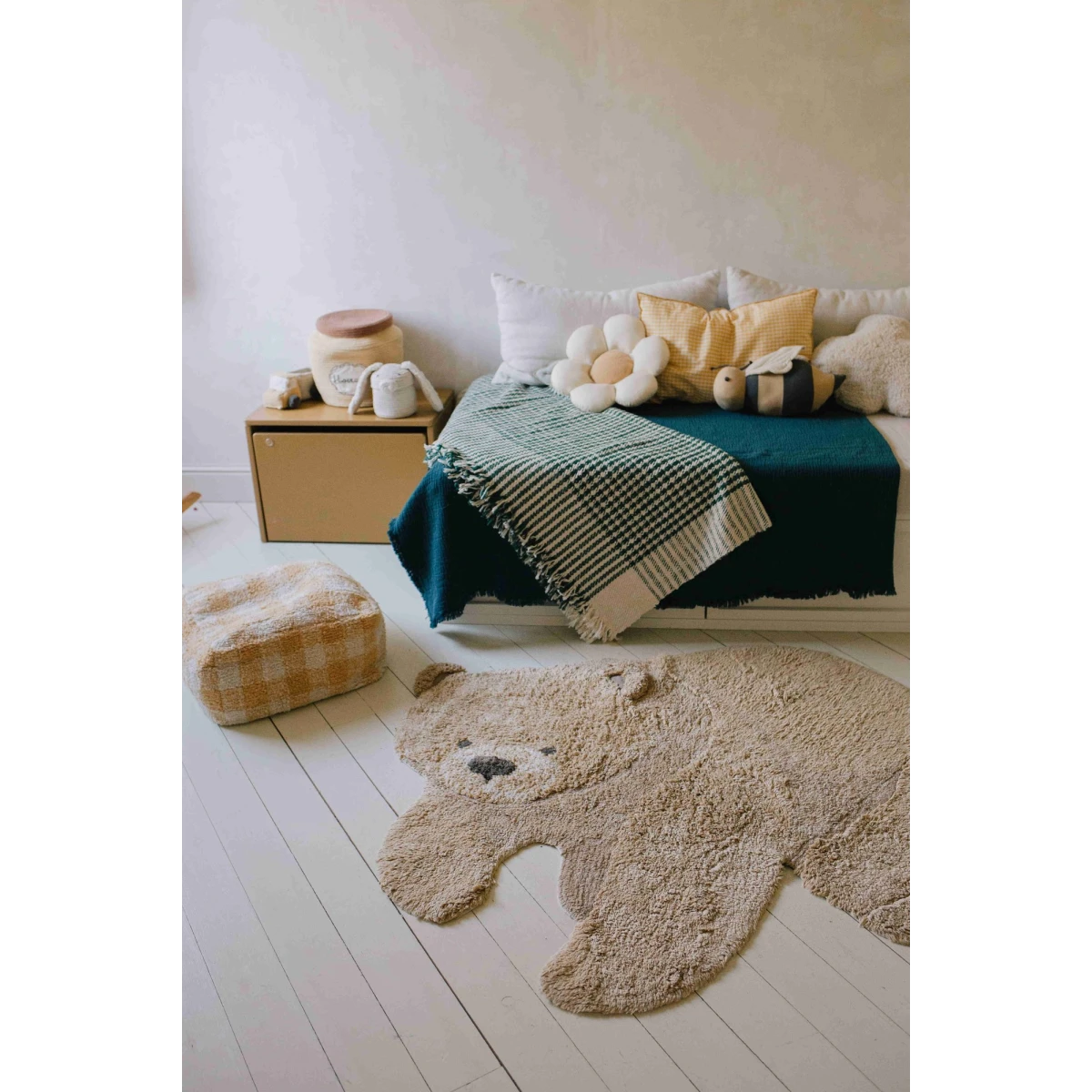 Dywan bawełniany Miś, Animal Rugs, Lorena Canals | Pan Piksel