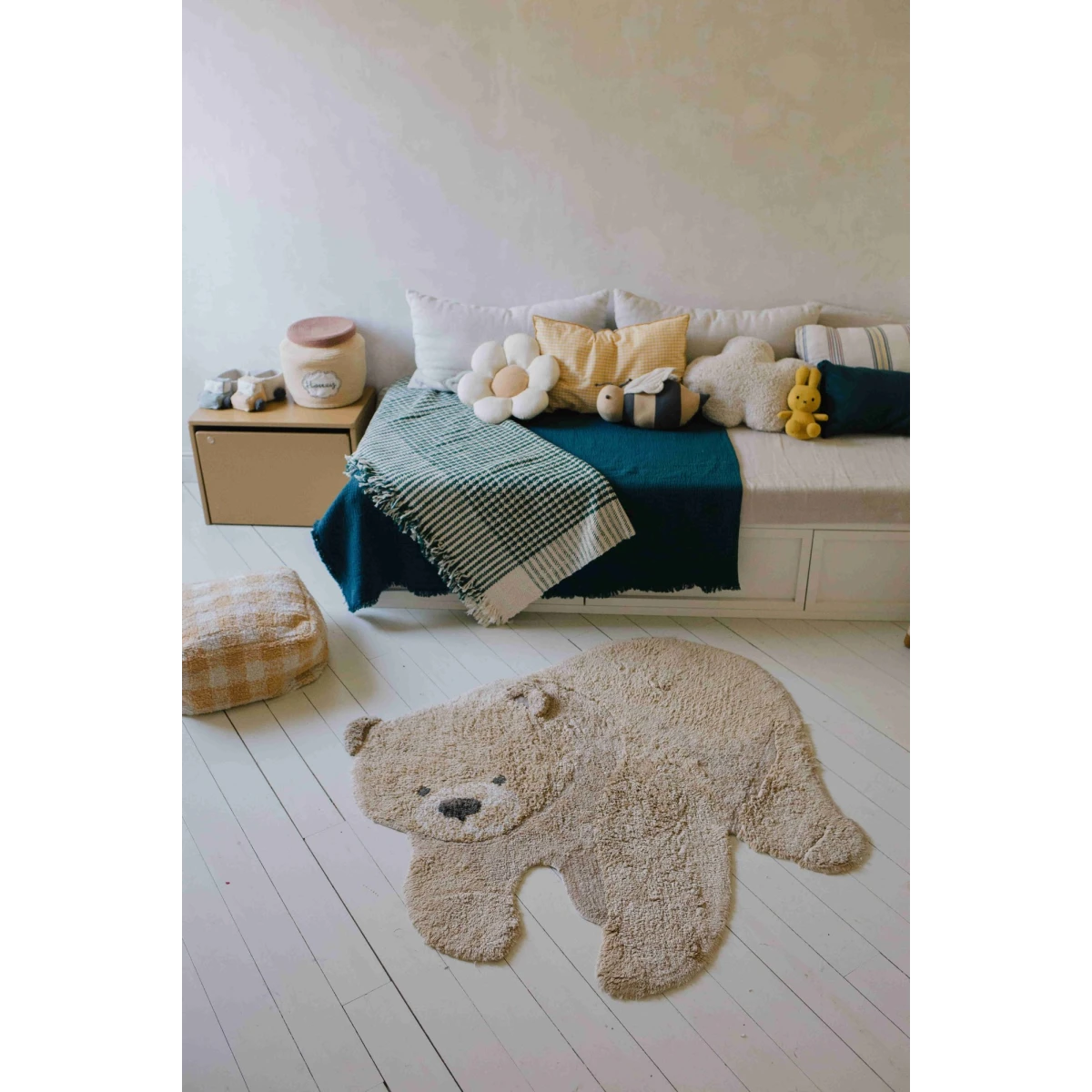 Dywan bawełniany Miś, Animal Rugs, Lorena Canals | Pan Piksel