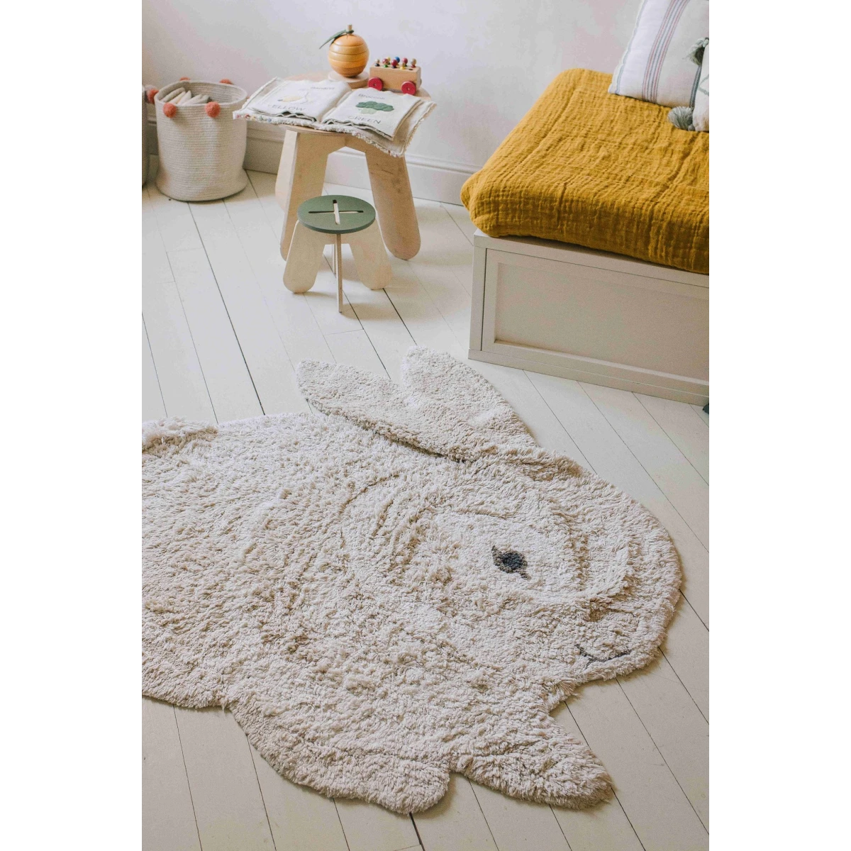Dywan bawełniany Króliczek, Animal Rugs, Lorena Canals | Pan Piksel