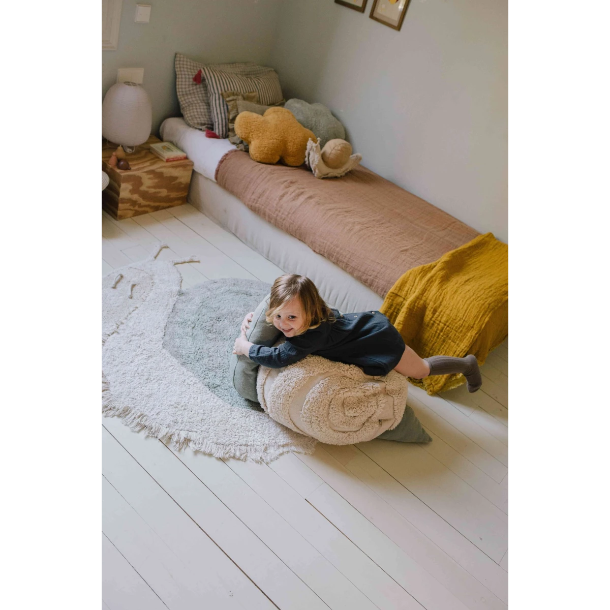Dywan bawełniany Ślimak, Animal Rugs, Lorena Canals | Pan Piksel