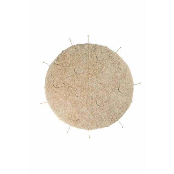 Dywan bawełniany do prania w pralce Moon Multishape, "Mom, I want to be an astronaut" Lorena Canals | Pan Piksel