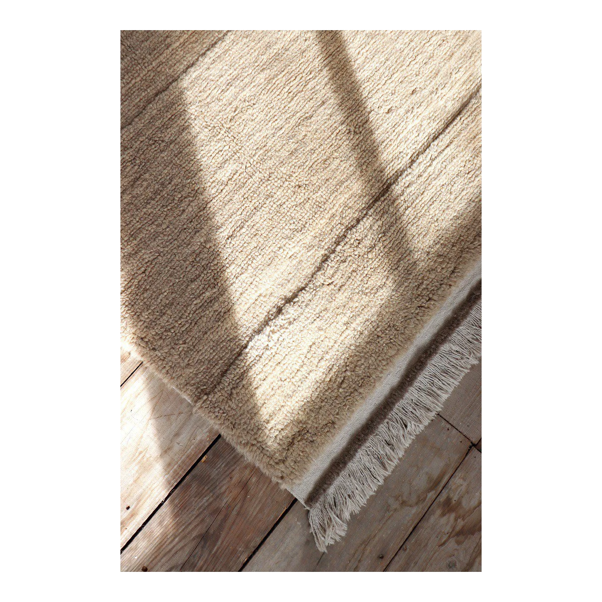 LORENA CANALS Dywan wełniany Steppe Beige 120x170 cm | Pan Piksel