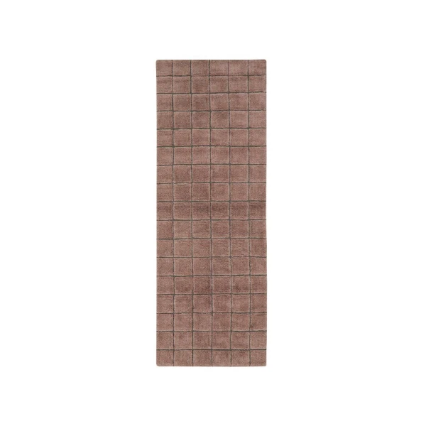 LORENA CANALS Wełniany dywan 80x230 cm Mosaic Quartz | Pan Piksel