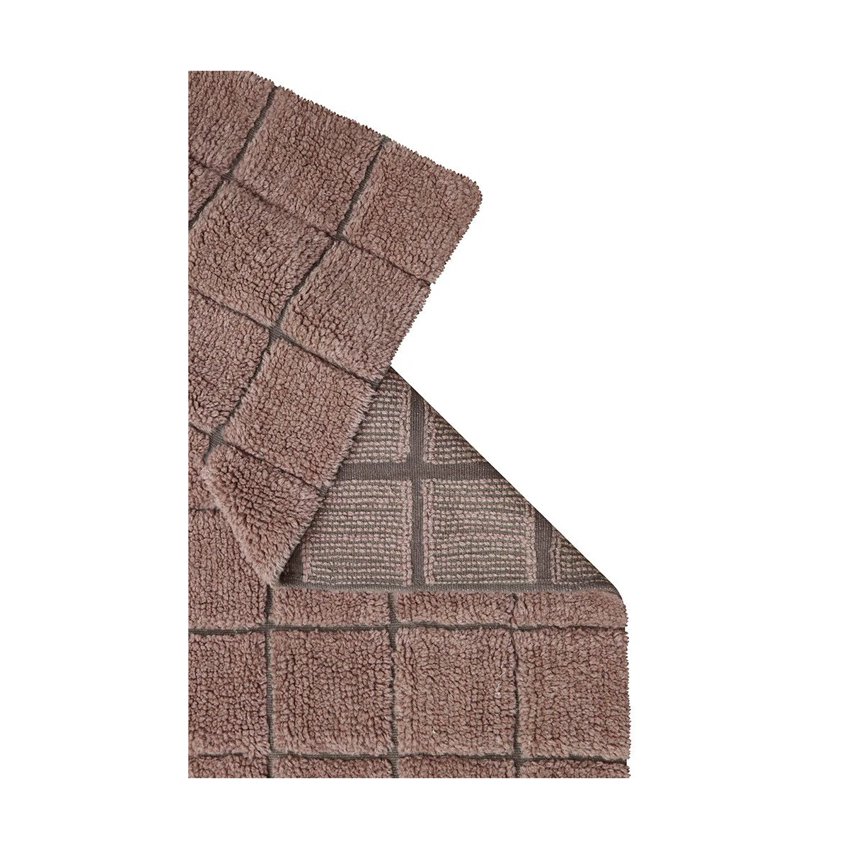 LORENA CANALS Wełniany dywan 80x230 cm Mosaic Quartz | Pan Piksel