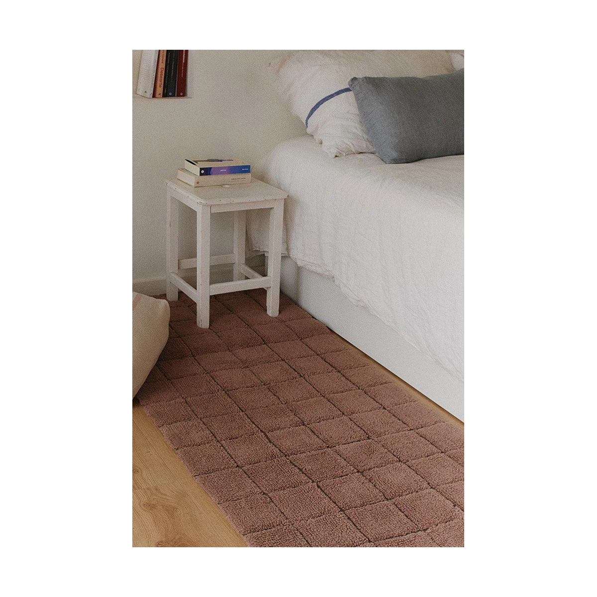 LORENA CANALS Wełniany dywan 80x230 cm Mosaic Quartz | Pan Piksel