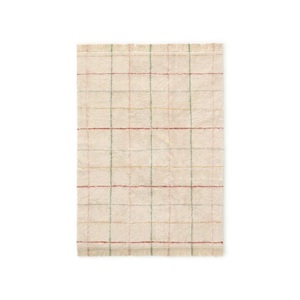 LORENA CANALS Dywan bawełniany Kolorowe Linie 90 x 130 cm Farm | Pan Piksel
