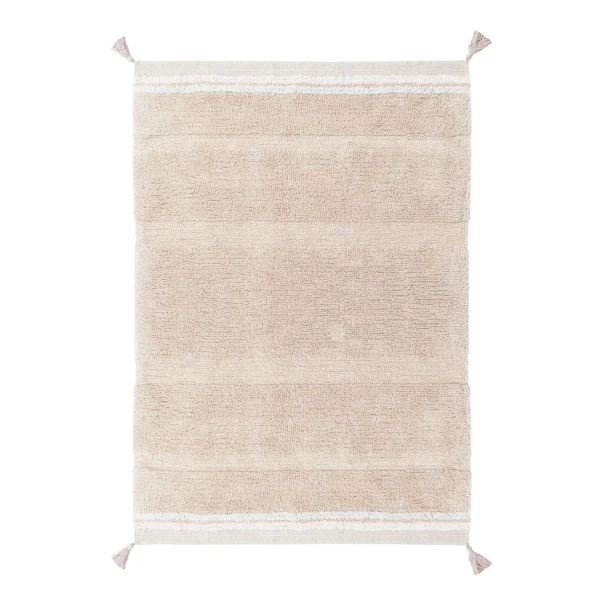 LORENA CANALS Dywan bawełniany Bloom Rose 90x130cm | Pan Piksel