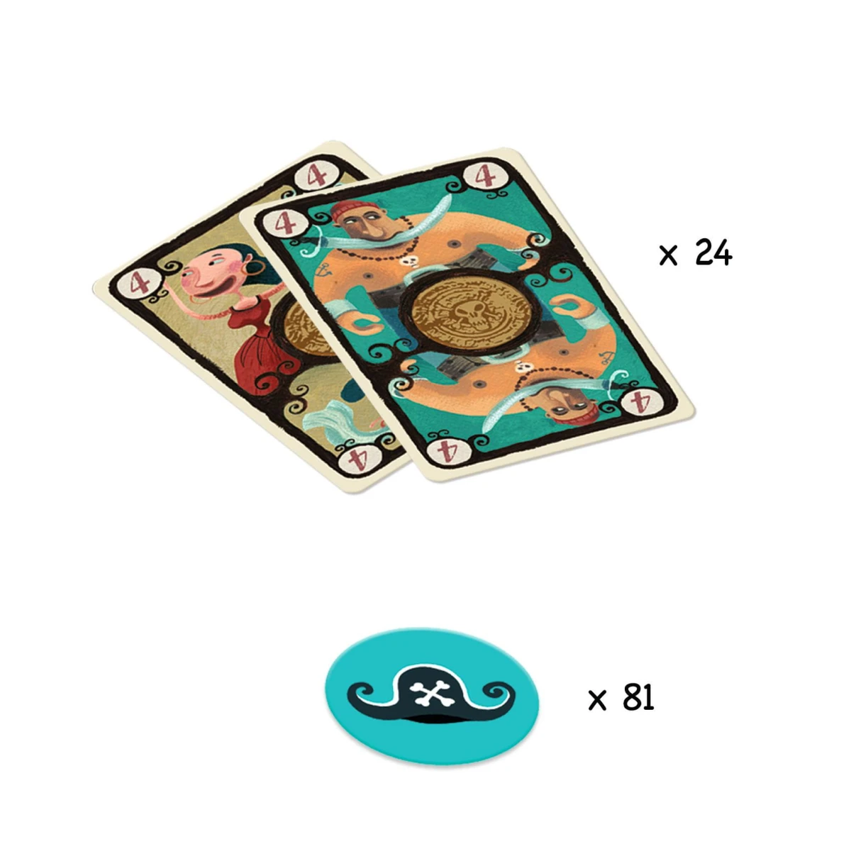 Gra karciana POKER JUNIOR DJ05236 | Pan Piksel
