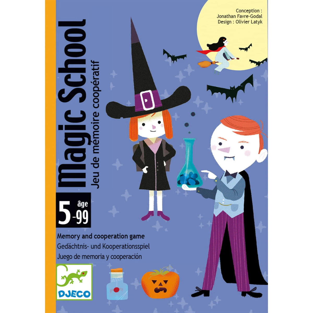 Gra karciana Magic school DJ05144 | Pan Piksel