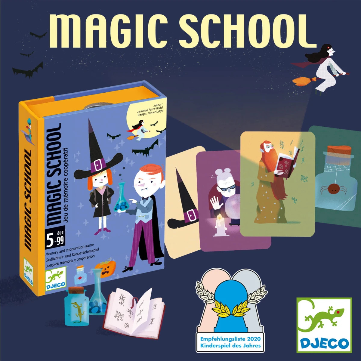 Gra karciana Magic school DJ05144 | Pan Piksel