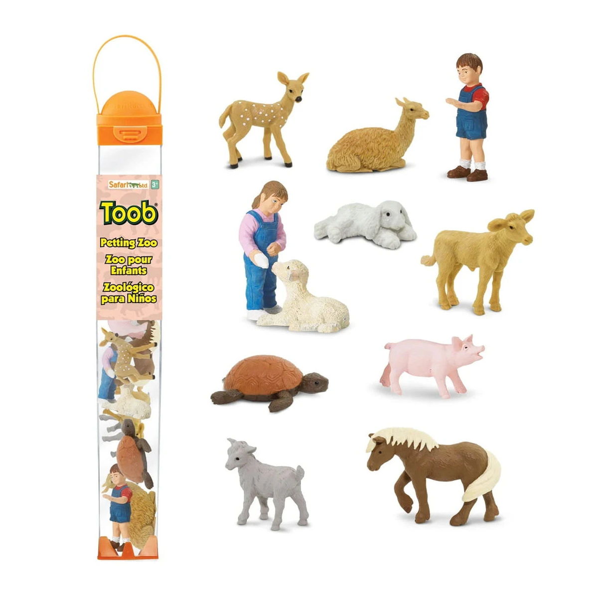 Małe Zwierzątka z Mini Zoo. Zestaw Figurek w Tubie Safari Ltd. | Pan Piksel