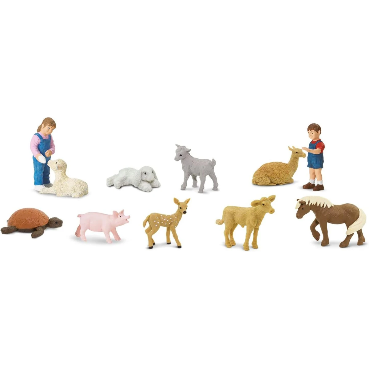 Małe Zwierzątka z Mini Zoo. Zestaw Figurek w Tubie Safari Ltd. | Pan Piksel