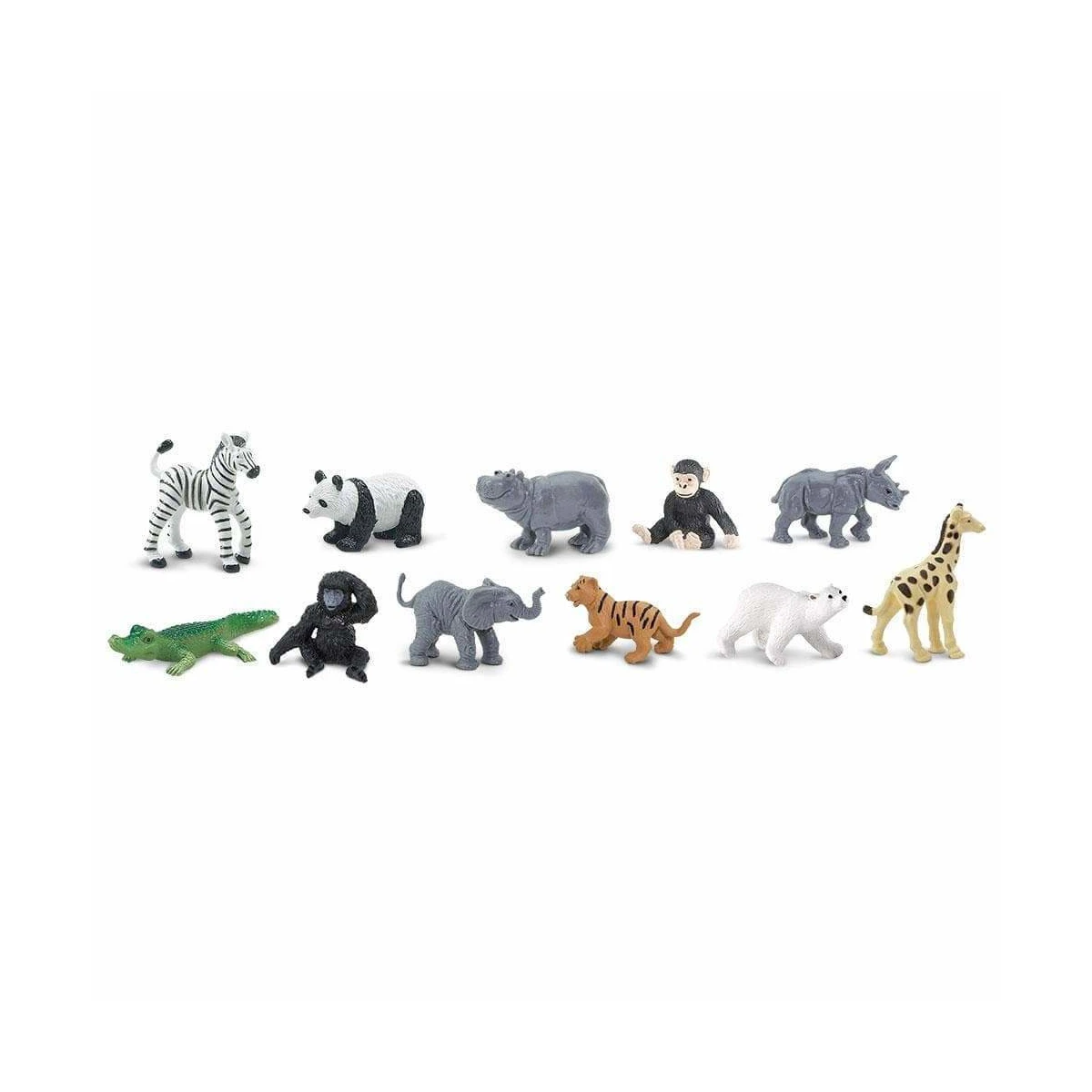 Małe Zwierzątka z Zoo. Zestaw Figurek w Tubie Safari Ltd. | Pan Piksel