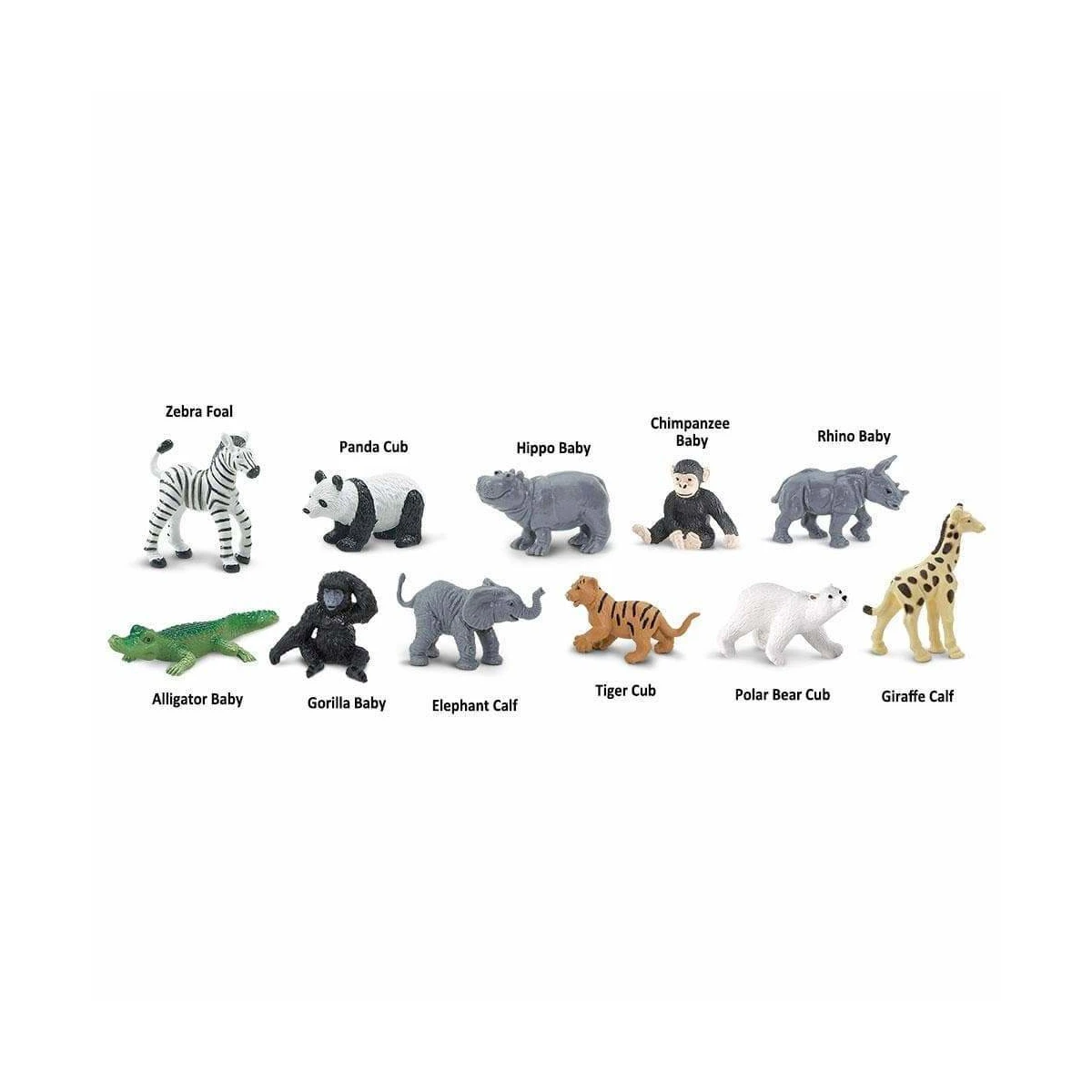 Małe Zwierzątka z Zoo. Zestaw Figurek w Tubie Safari Ltd. | Pan Piksel