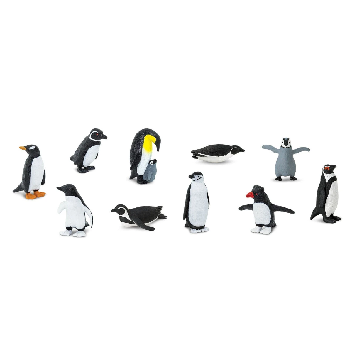 Pingwiny. Zestaw Figurek w Tubie Safari Ltd. | Pan Piksel