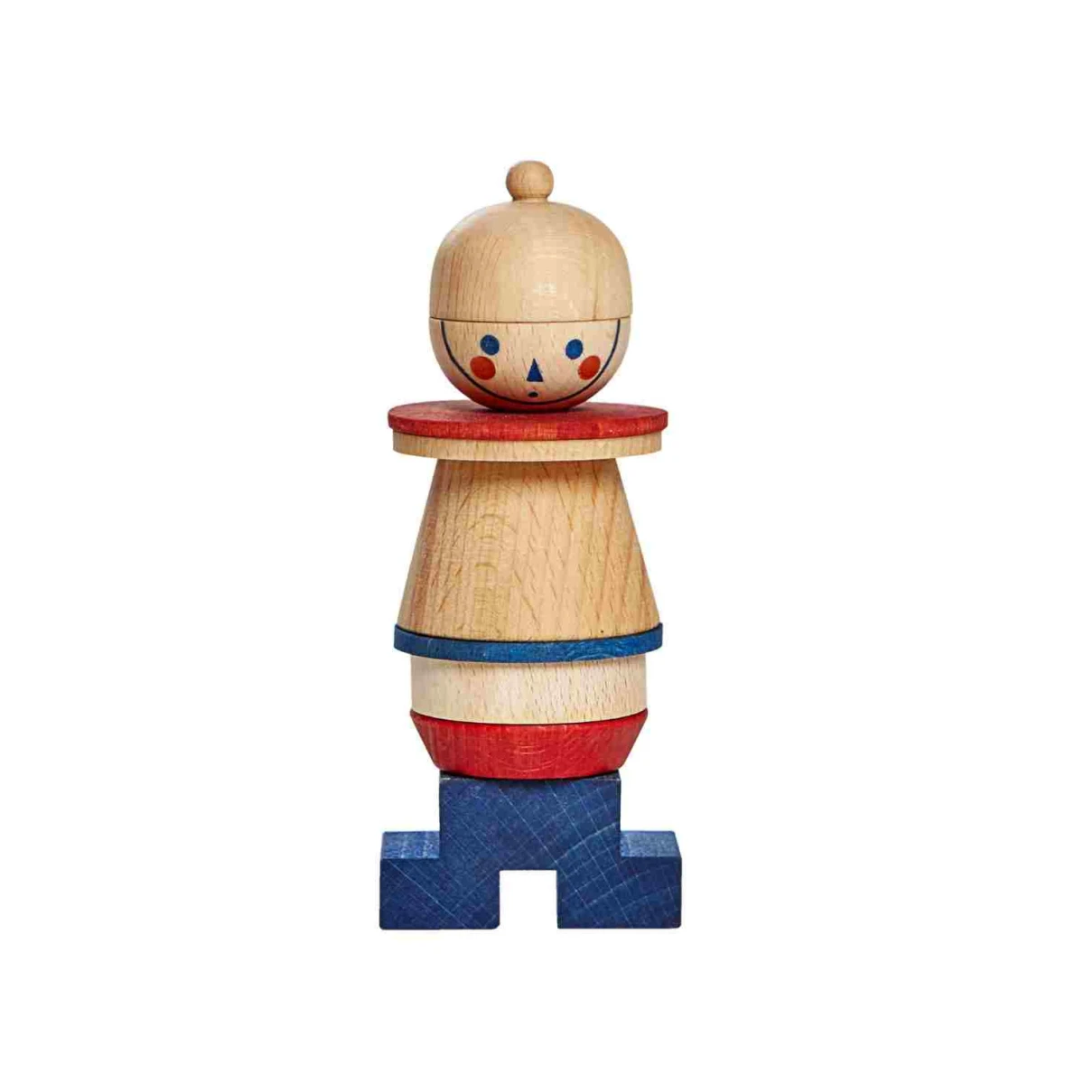 WOODEN STORY Układanka LALA Stick Fig No.02 – Kolorowa | Pan Piksel