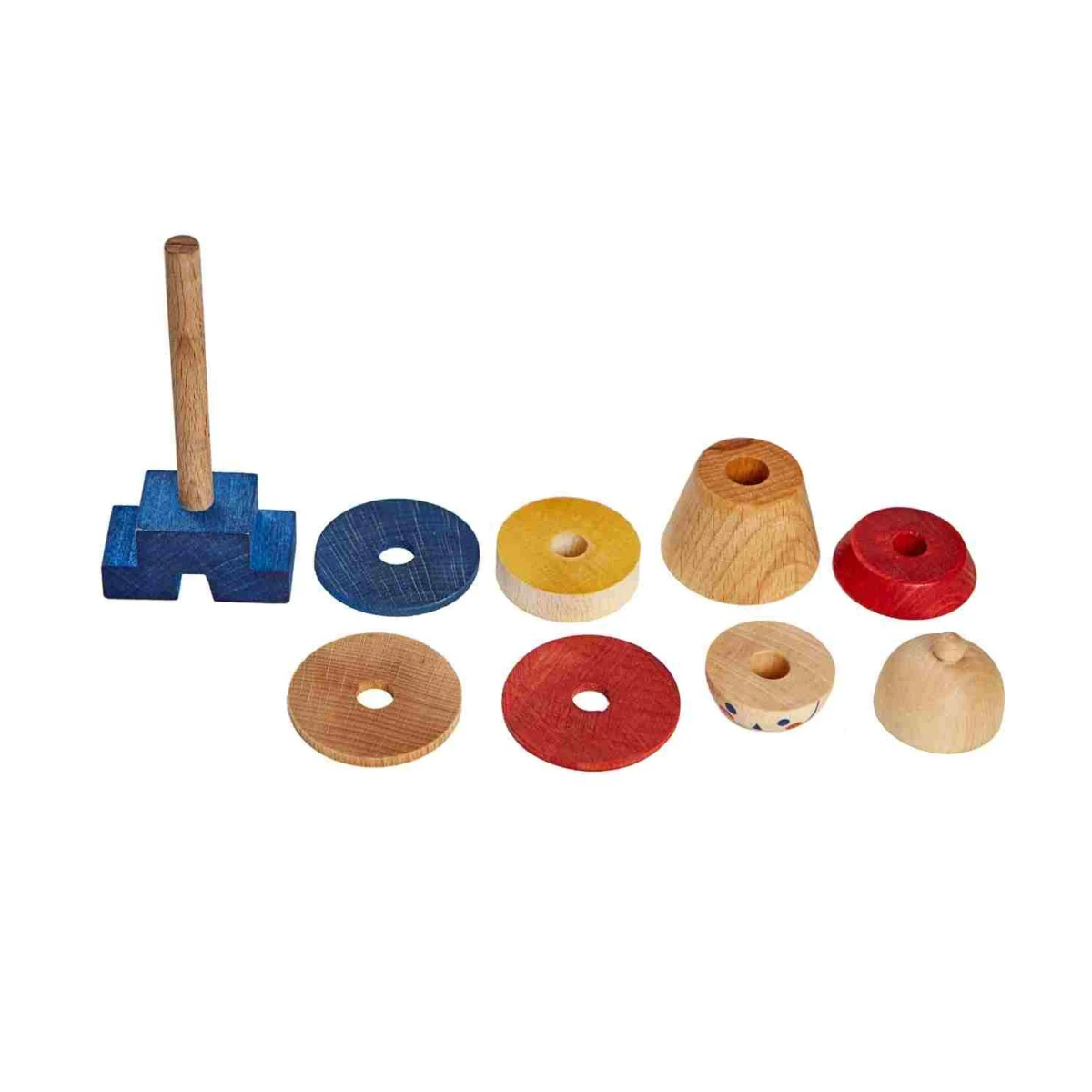 WOODEN STORY Układanka LALA Stick Fig No.02 – Kolorowa | Pan Piksel