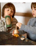 WOODEN STORY Układanka LALA Stick Fig No.02 – Kolorowa | Pan Piksel