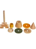 WOODEN STORY Układanka LALA Stick Fig No.01 – Kolorowa | Pan Piksel