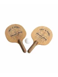 WOODEN STORY Drewniane Paletki do Gry Obróć i Odbij 2 szt. | Pan Piksel