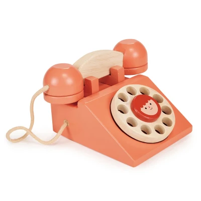 MENTARI Drewniany telefon stacjonarny | Pan Piksel