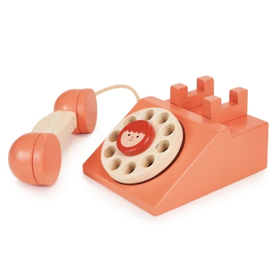 MENTARI Drewniany telefon stacjonarny | Pan Piksel