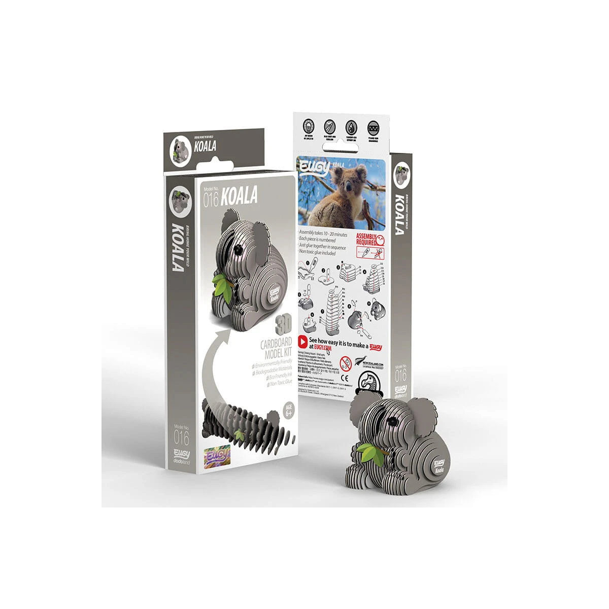 Koala Eugy Eko Układanka 3D | Pan Piksel