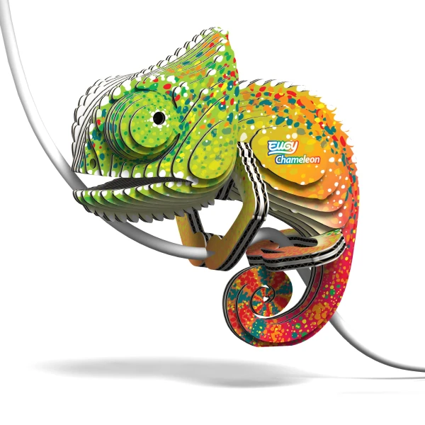 Kameleon Eugy Eko Układanka 3D | Pan Piksel