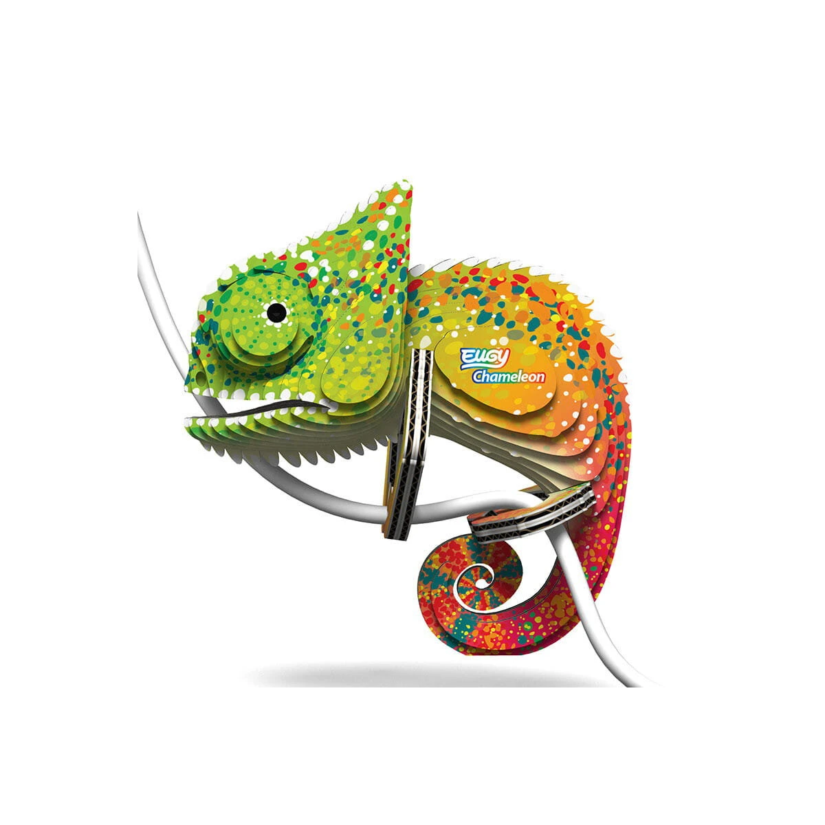 Kameleon Eugy Eko Układanka 3D | Pan Piksel