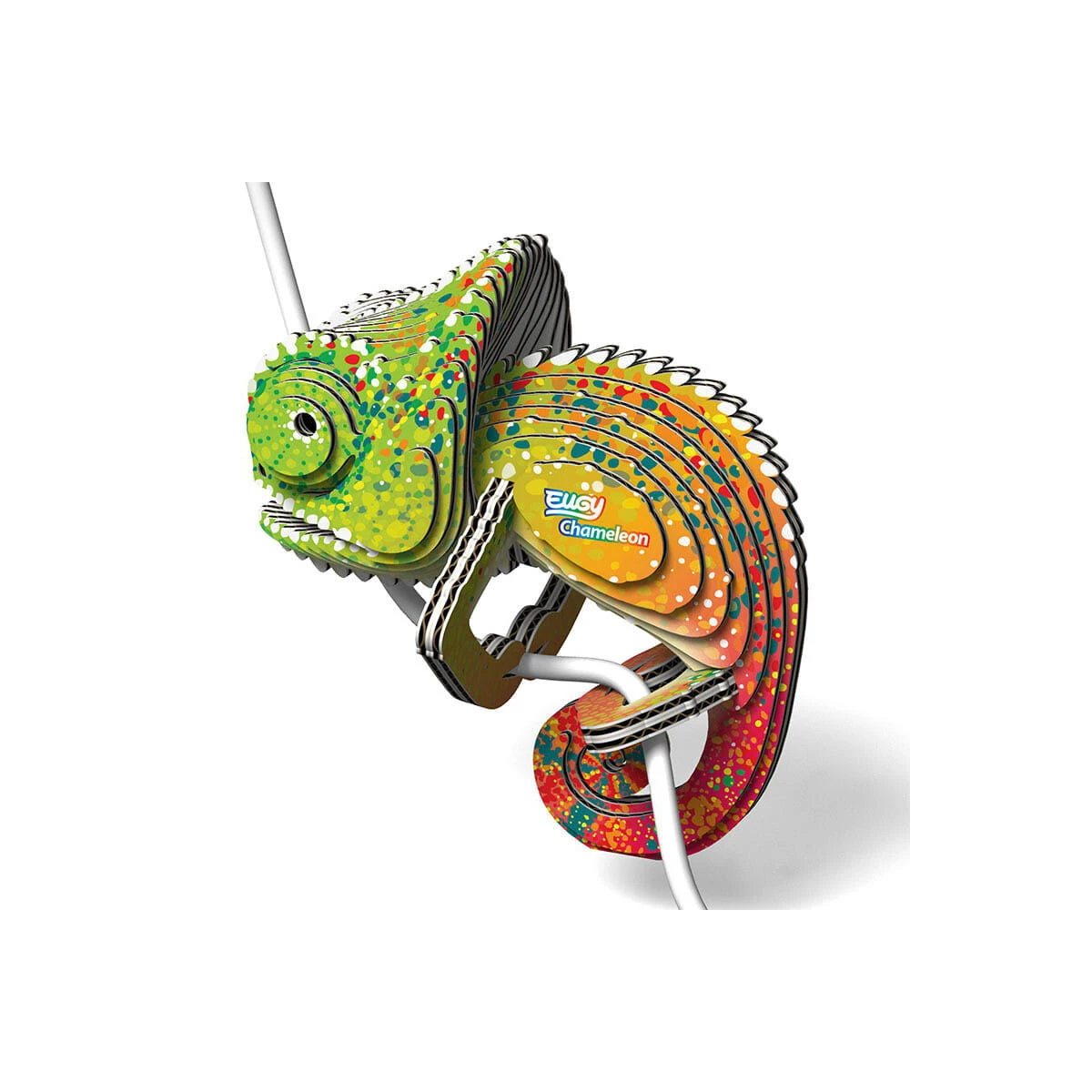 Kameleon Eugy Eko Układanka 3D | Pan Piksel