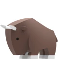 Magnetyczne Składane Gnu z Książeczką. | Pan Piksel