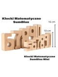 SUMBLOX Drewniane Klocki Matematyczne Mini | Pan Piksel