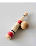 WOODEN STORY Drewniane Kręgle – Czerwone 10 szt. | Pan Piksel