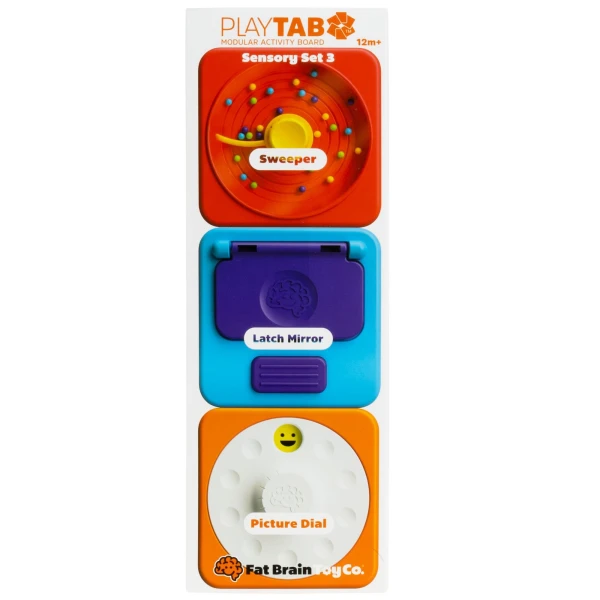 PlayTab kwadraty sensoryczne 3 szt. | Pan Piksel