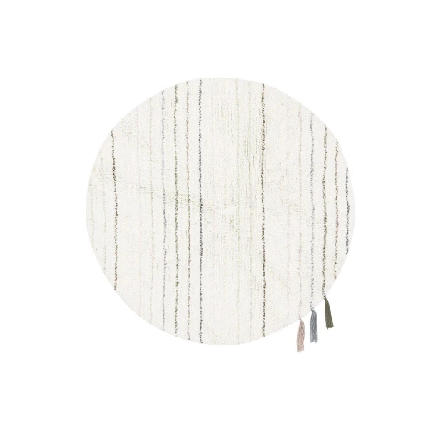 LORENA CANALS Dywan wełniany Arona Ø120 cm | Pan Piksel