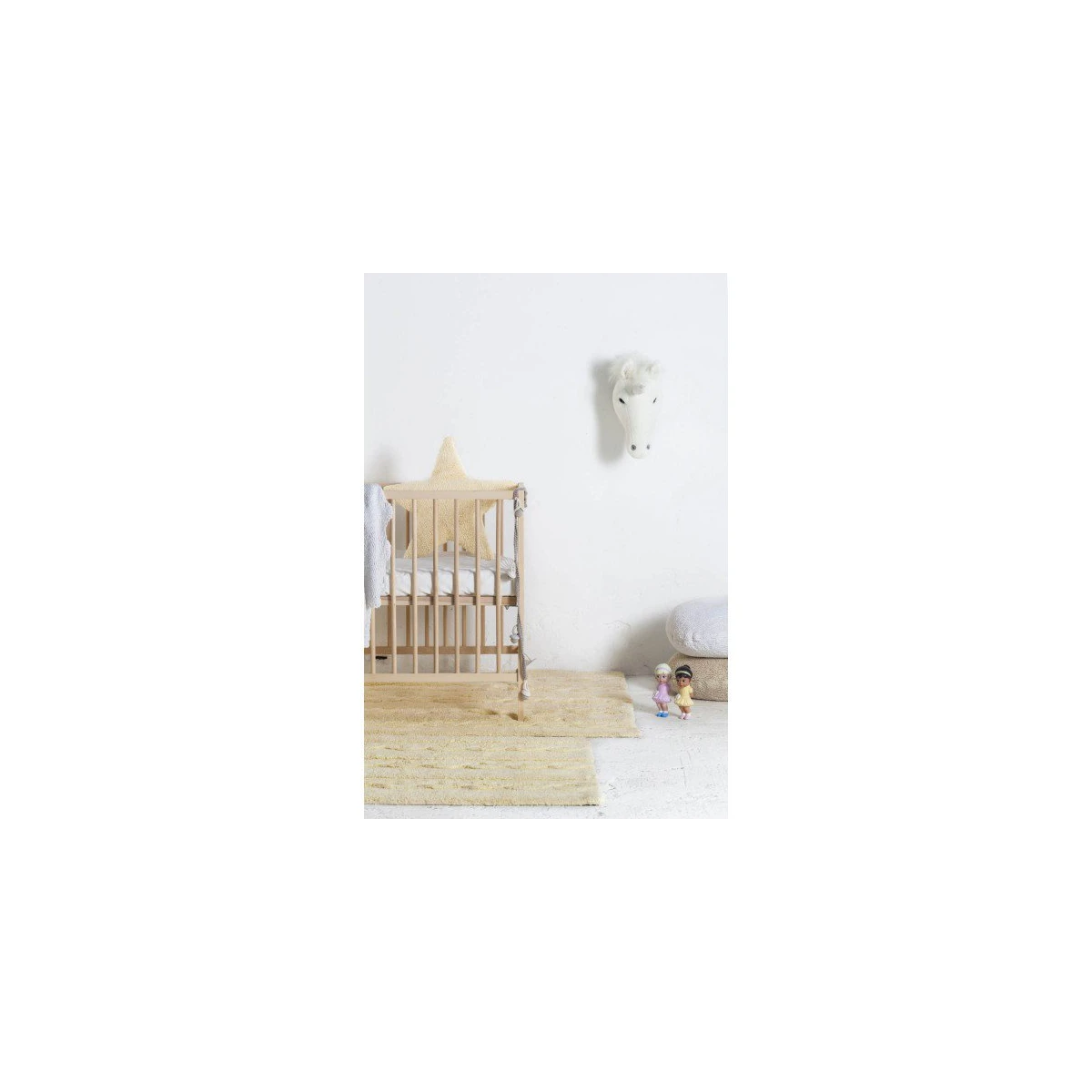 LORENA CANALS Dywan bawełniany Trenzas Soft Vanilla Small 80x120 cm | Pan Piksel